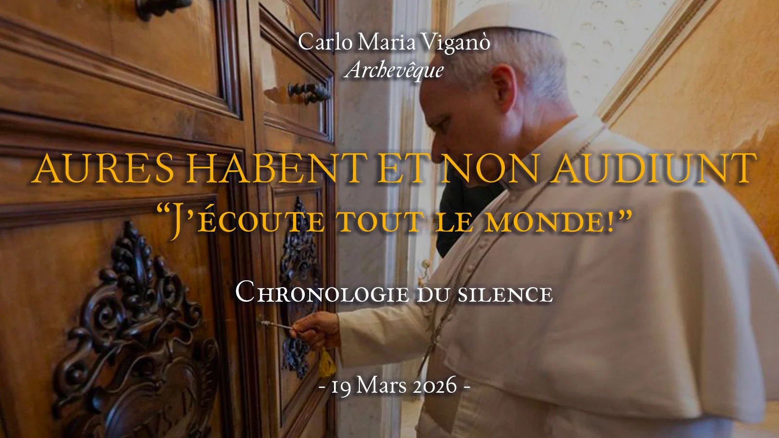 Aures habent et non audiunt