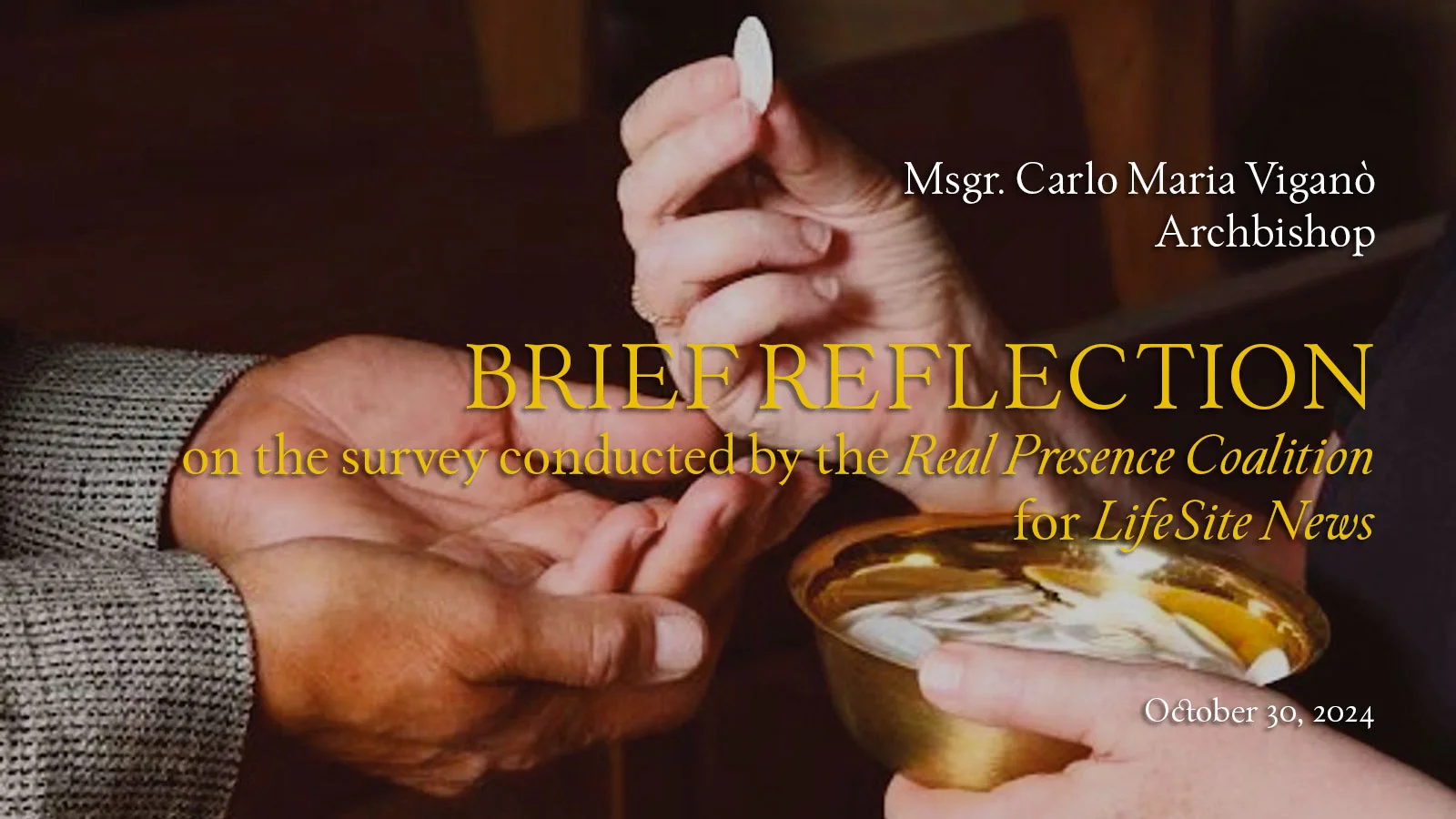 Brief reflexion