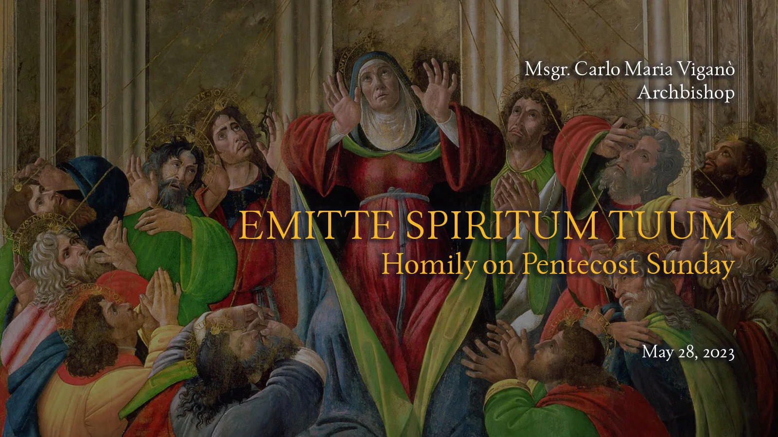 Emitte Spiritum tuum
