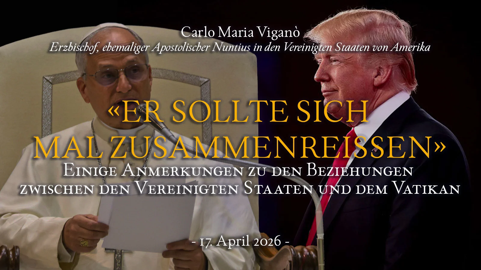 Er sollte sich mal zusammenreissen