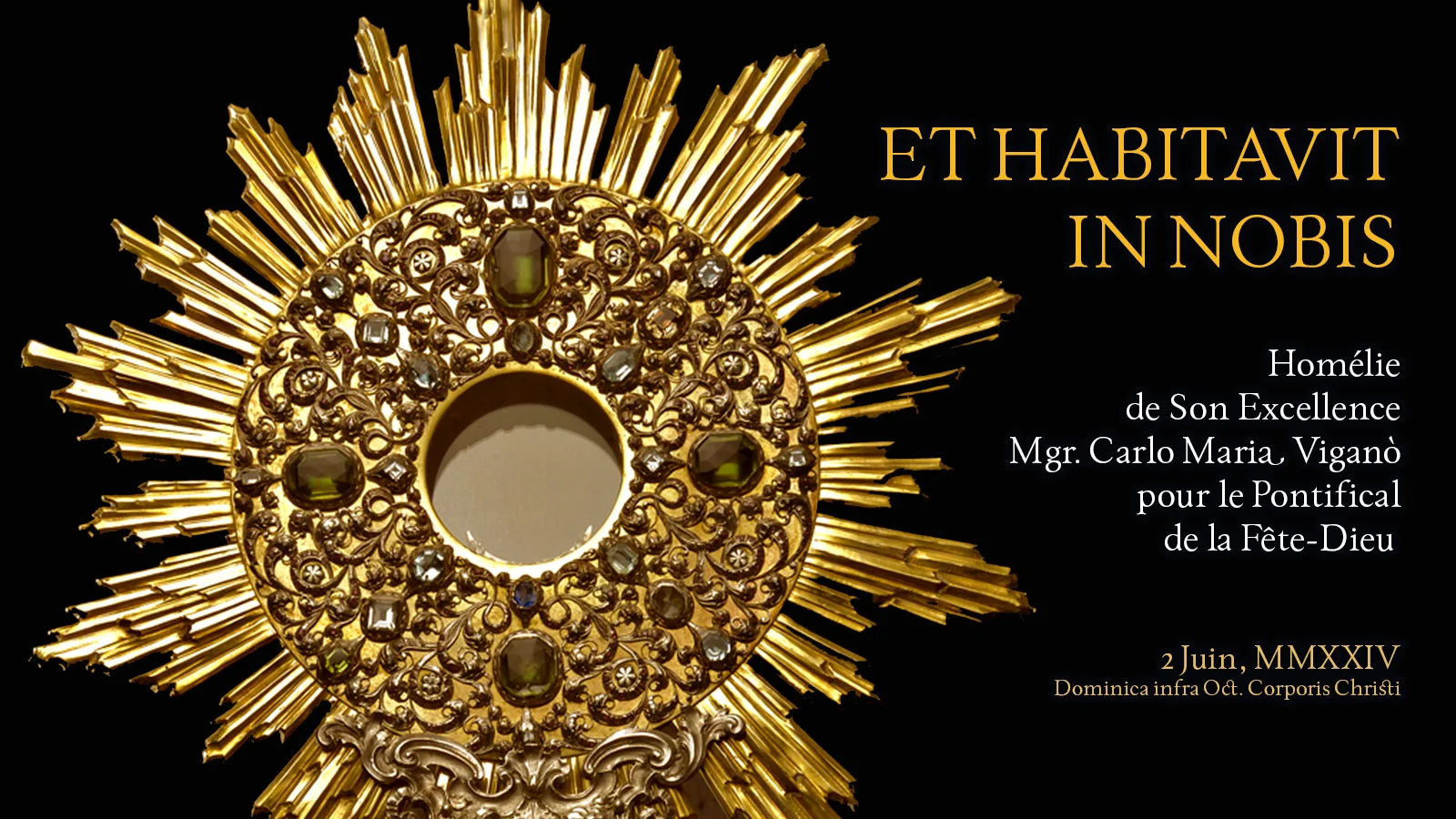 Et habitavit in nobis