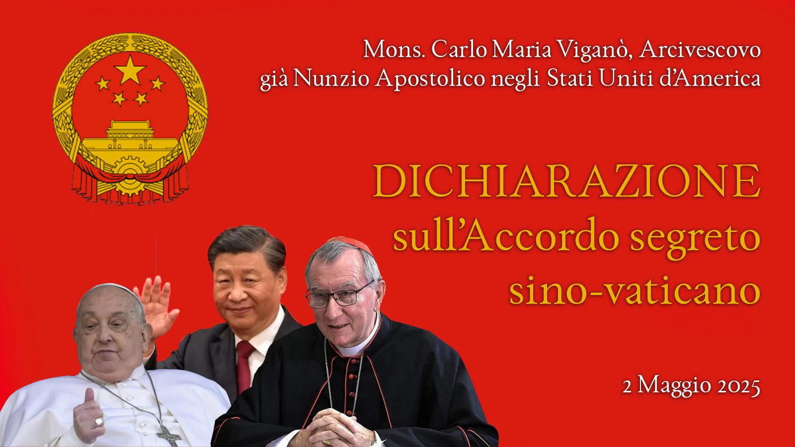 L'accordo segreto sinovaticano
