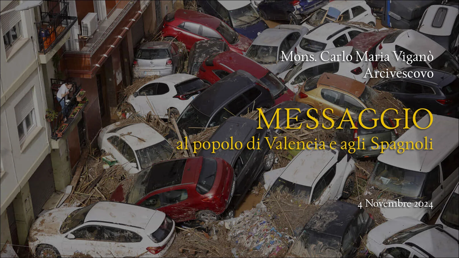 Messaggio al popolo di Valencia