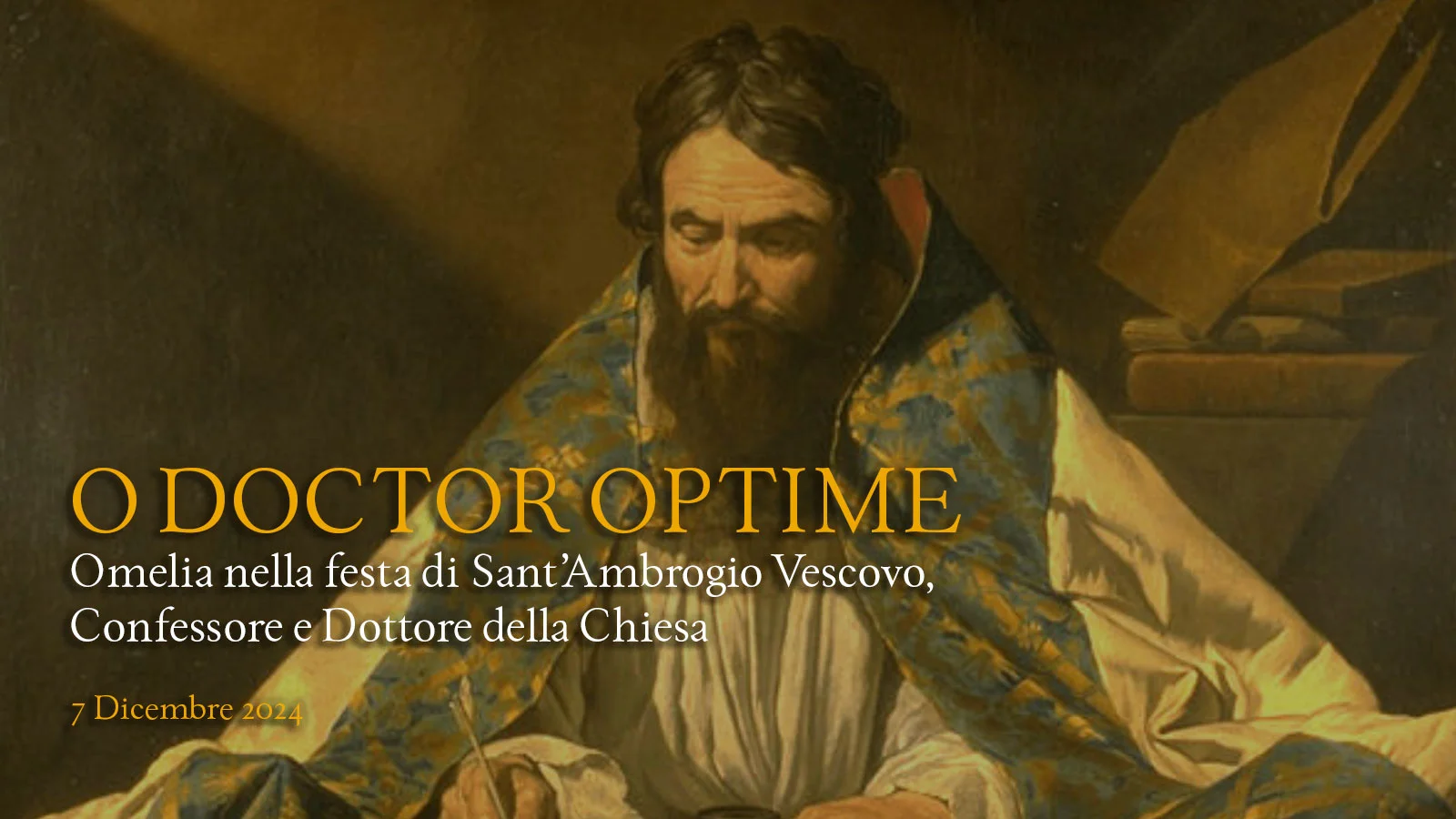 O Doctor optime