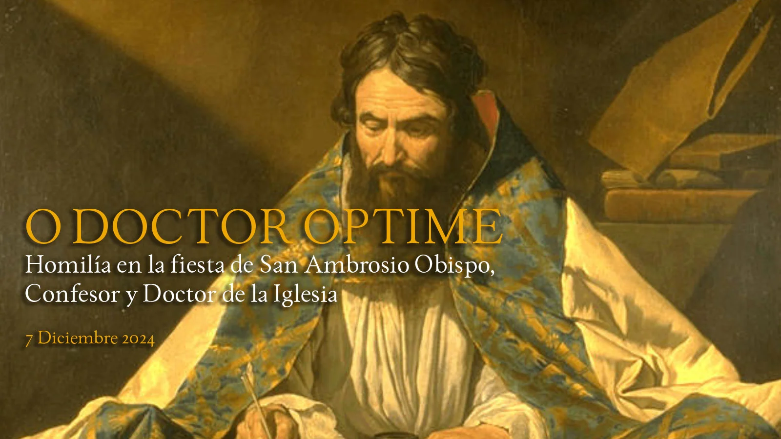 O Doctor optime
