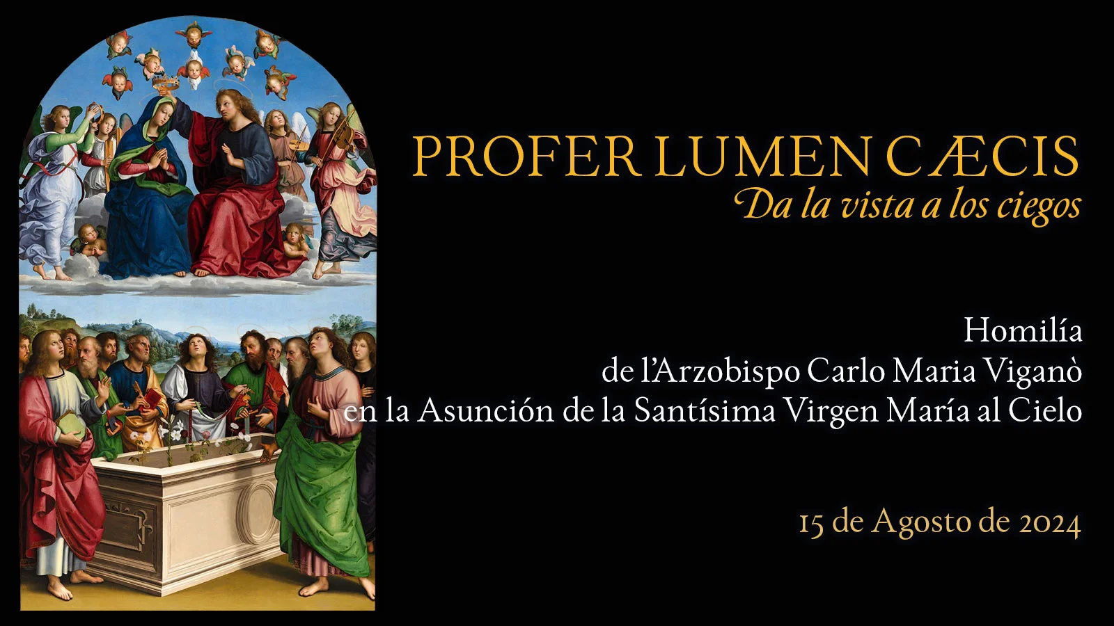 Profer lumen cæcis