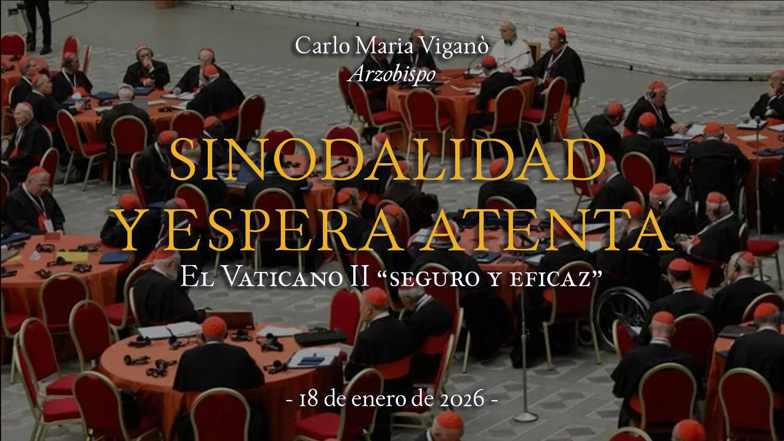 Sinodalidad y espera atenta