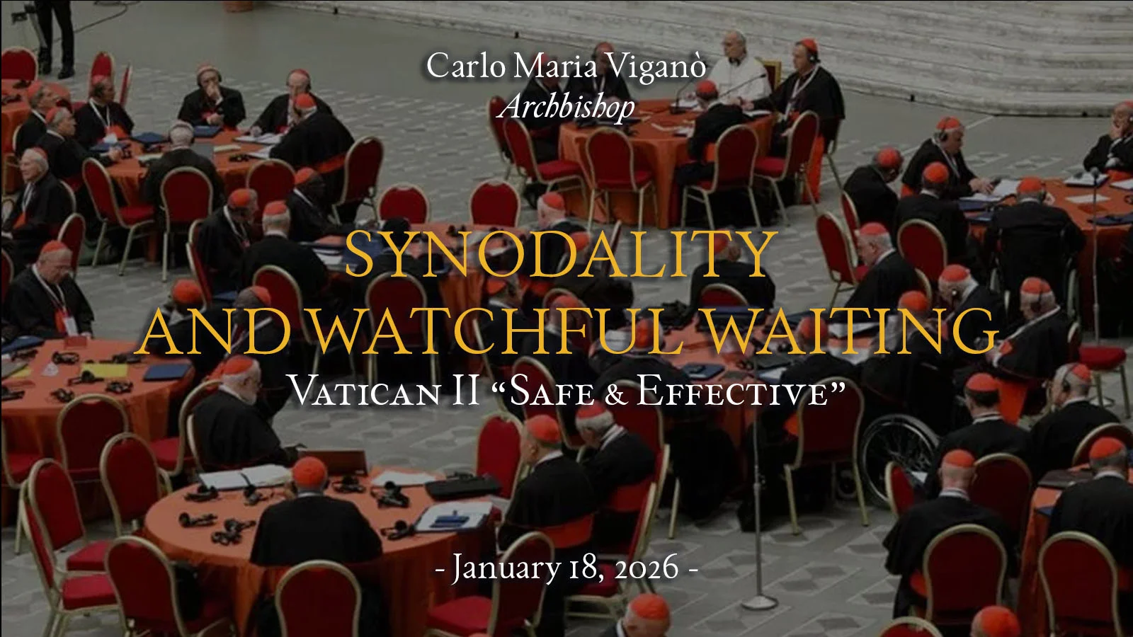 Synodality and watchful waiting