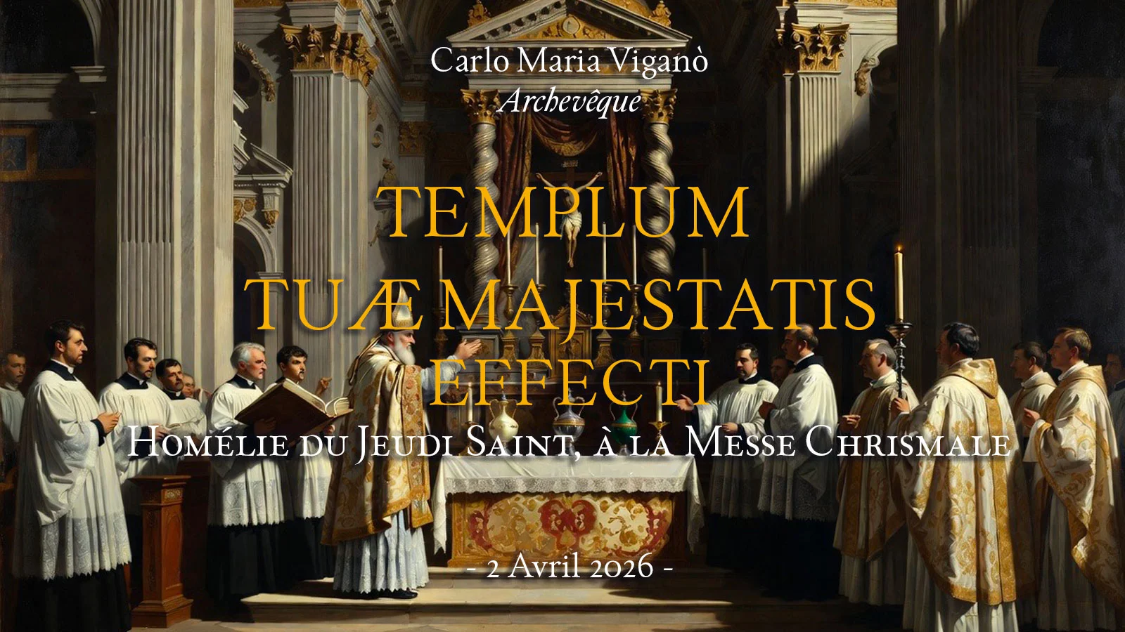 Templum tuæ majestatis effecti