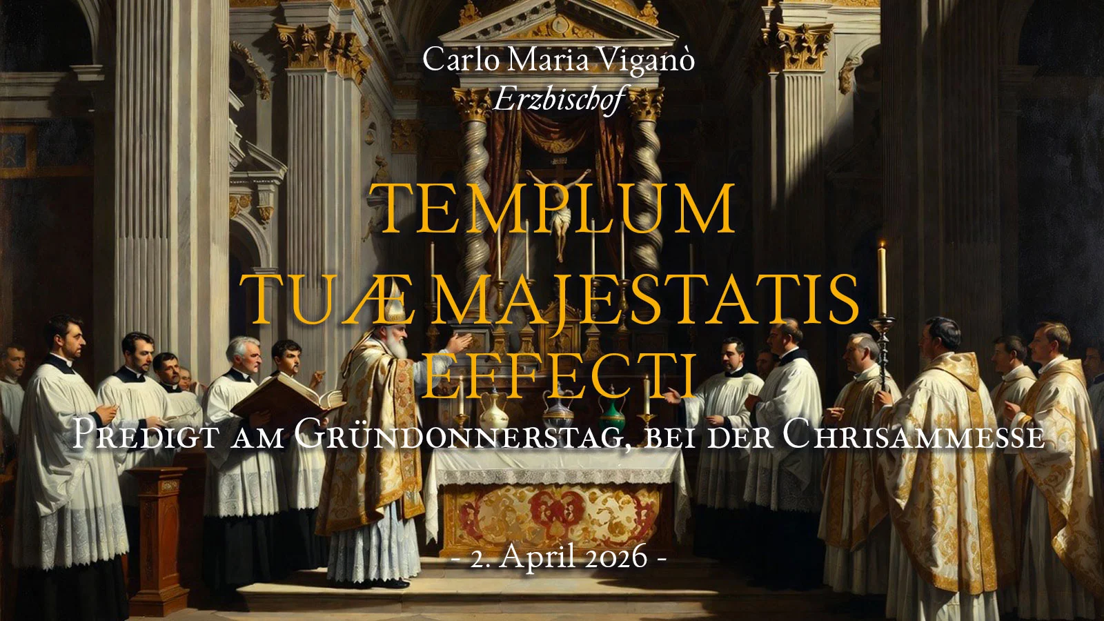 Templum tuæ majestatis effecti