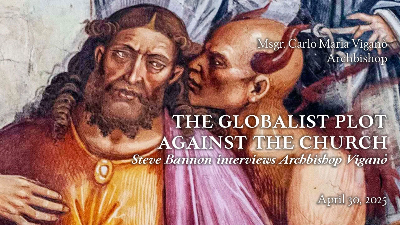 The globalist plot against the Church
