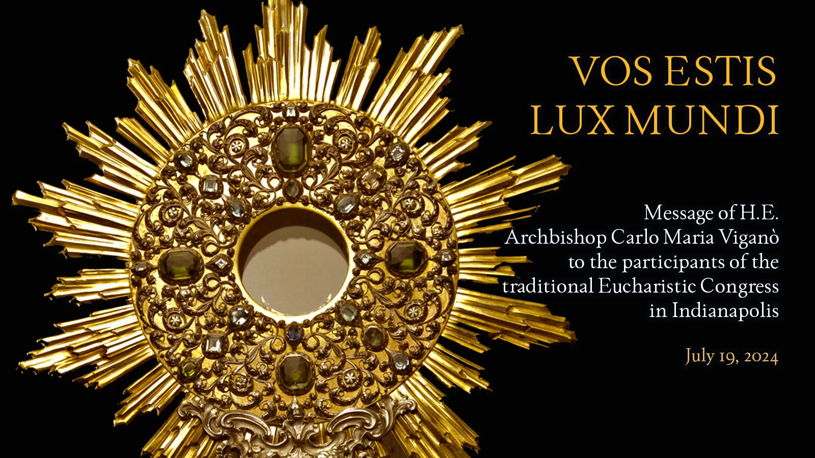 Vos estis lux mundi